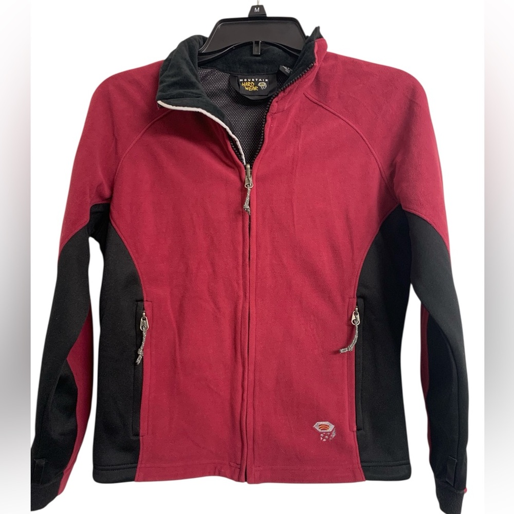 Mountain Hardwear 6 Wind stopper Outdoor‎ Hiking Jacket Wine Black